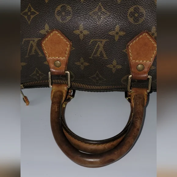 Louis Vuitton Monogram Canvas Handbag Speedy 25 - Picture 6 of 16